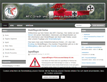 Tablet Screenshot of mfc-dachau.de